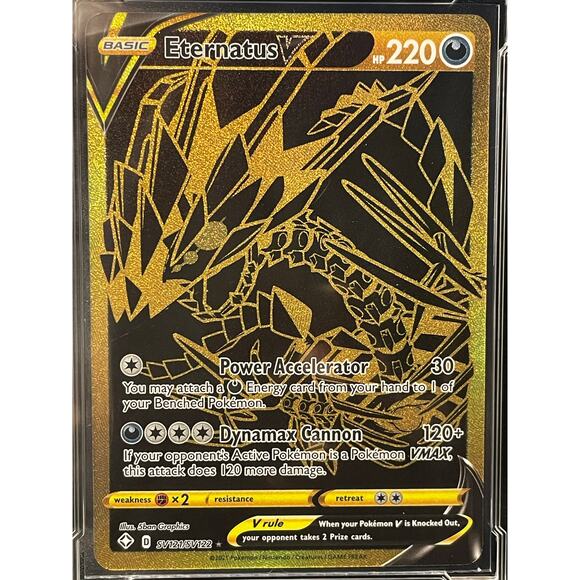 2021 Pokémon Eternatus V #SV121 Shining Fates FA ArenaClub Graded GEM MINT 10 - Picture 2 of 4